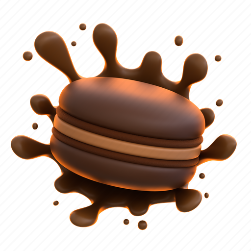 Chocolate, macaron, dessert, sweet, bakery, cake, pastry icon - Download on Iconfinder
