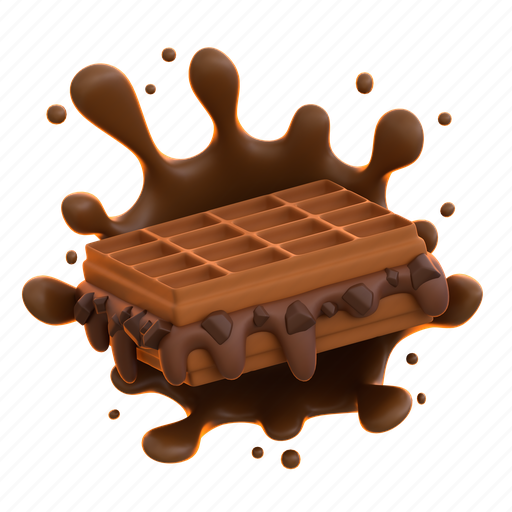 Chocolate, waffle, dessert, cupcake, ice cream, food, ice icon - Download on Iconfinder