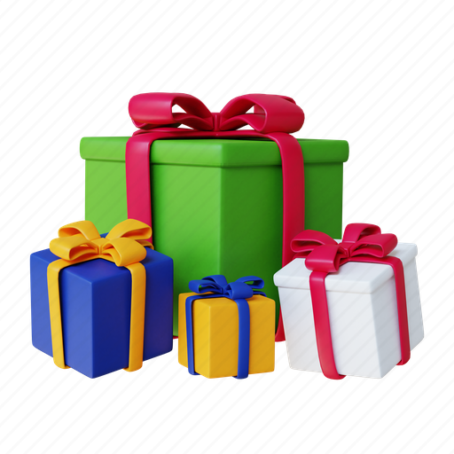 Christmas, some, gift, box, holiday, merry, winter 3D illustration - Download on Iconfinder