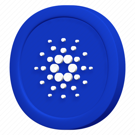 Cardano, ada, crypto, coin 3D illustration - Download on Iconfinder