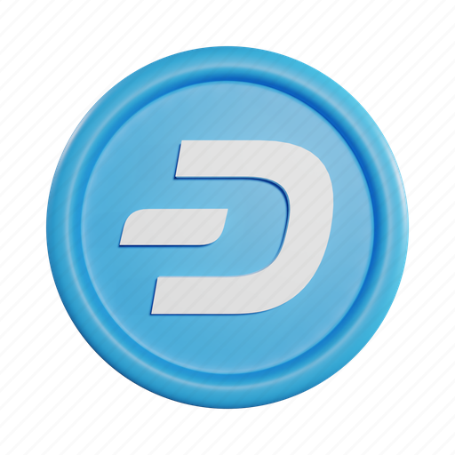 Dash, cryptocurrency 3D illustration - Download on Iconfinder