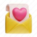 love, letter, valentine, message, romantic, heart, envelope
