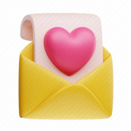Love, letter, valentine, message, romantic, heart, envelope icon - Download on Iconfinder