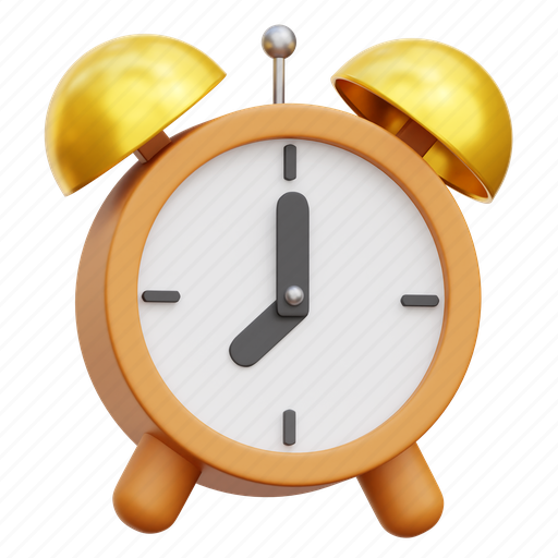 Alarm, clock, time, alert, watch 3D illustration - Download on Iconfinder