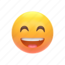 emoji, emoticon, sticker, face, laughing, laugh, happy, center