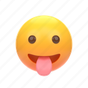 emoji, emoticon, sticker, face, tongue, out, joke, center 