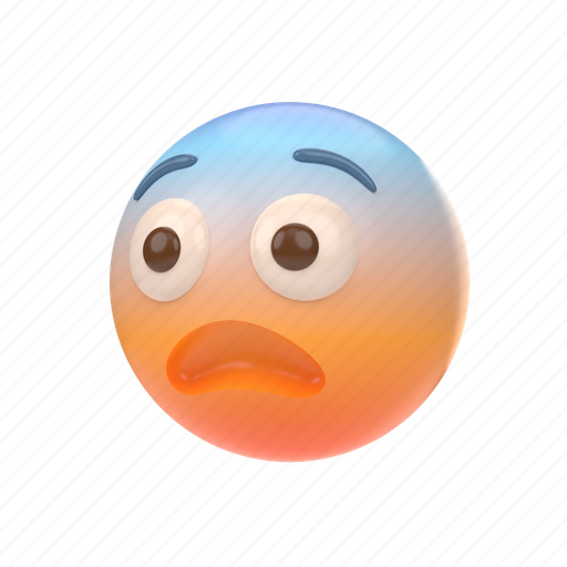 Emoji, emoticon, sticker, face, shock, wow, surprise 3D illustration - Download on Iconfinder