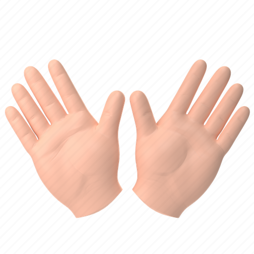 Emoji, emoticon, sticker, gesture, hands, light 3D illustration - Download on Iconfinder