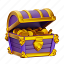 treasure, chest, treasure chest, wealth, gold, jewelry 