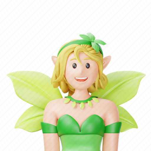 Fairy, fantasy, legend, myth, fairy tale 3D illustration - Download on Iconfinder