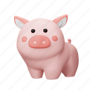 pig, swine, animal, farm, farming, piggy 