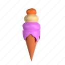 ice, cream, 3d, background, cafe, candy, cartoon, chocolate, cold, concept, cone, creamy, creative, dairy, delicious, design element, dessert, flavor, food, frozen, happy, holiday, ice cream, icon, illustration, isolated, milk, minimal, minimalism, object, pink, product, realistic, render, set, sign, snack, soft, strawberry, style, summer, sweet, symbol, tasty, vanilla, vector, wafer, waffle, white, white background 