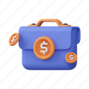briefcase, bag, money, cash, finance, hand bag, suitcase, financial, luggage 
