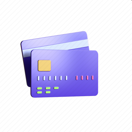 Credit, card, report, finance, currency, payment, debit 3D illustration - Download on Iconfinder