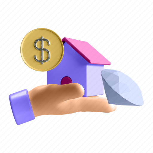 Net, worth, money, home, house, building icon - Download on Iconfinder