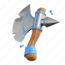 game, asset, application, play, weapon, fantasy, item, axe, tool, magic 