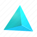 tetrahedron, textured, colors, geometric, geometry, geometrical shapes, geometric shapes