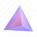 tetrahedron, gradient, colors, geometric, geometry, geometrical shapes, geometric shapes