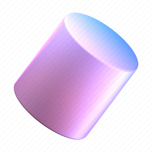 Cylinder, gradient, colors, geometric, geometry, geometrical shapes, geometric shapes icon - Download on Iconfinder