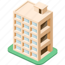 apartment, house, home, building, construction, 3d house, 3d building 
