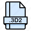 3d2, file, file extension, file format, file type 