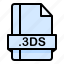 3ds, file, file extension, file format, file type 