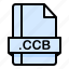 ccb, file, file extension, file format, file type 