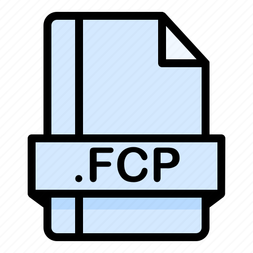 Fcp, file, file extension, file format, file type icon - Download on Iconfinder