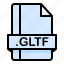 file, file extension, file format, file type, gltf 