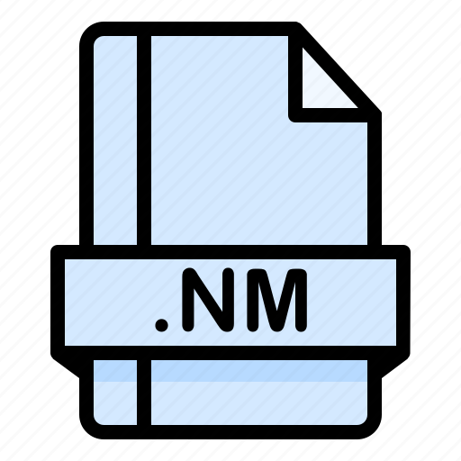 File, file extension, file format, file type, nm icon - Download on Iconfinder