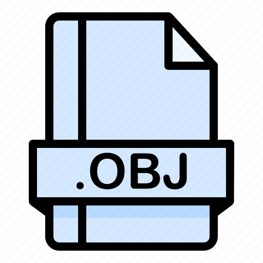 File, file extension, file format, file type, obj icon - Download on Iconfinder