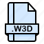 file, file extension, file format, file type, w3d 