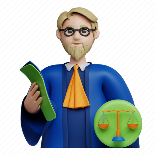 Lawyer, male, law, justice, court icon - Download on Iconfinder