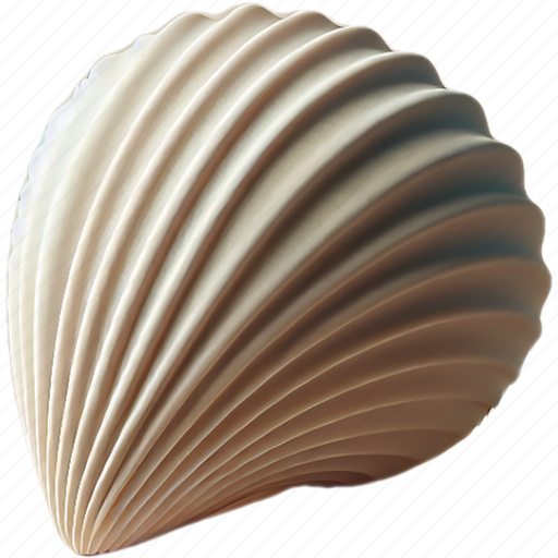 Shellfish, shell, sea, water, seafood, ocean 3D illustration - Download on Iconfinder
