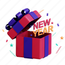 al, new, year, big, giftbox