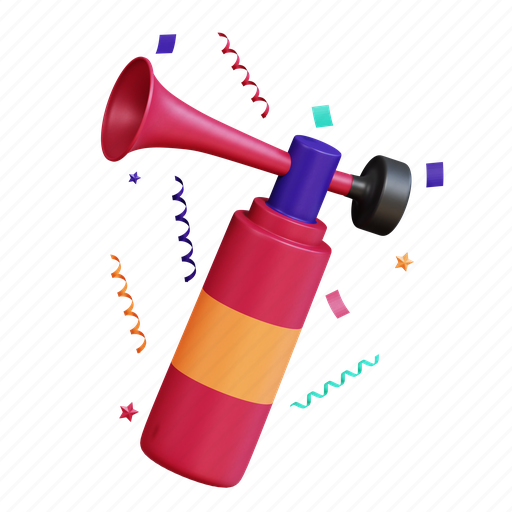 Al, new, year, big, horn 3D illustration - Download on Iconfinder