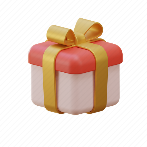 Gift, present, box, package 3D illustration - Download on Iconfinder