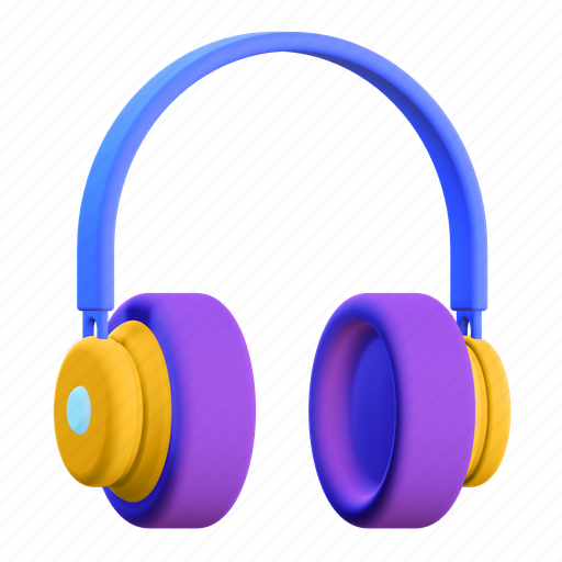 Headphone, music 3D illustration - Download on Iconfinder