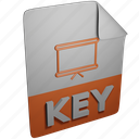 ico, key, document, presentation, keynote
