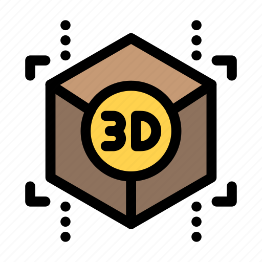 3d, cube, printing, shape icon - Download on Iconfinder