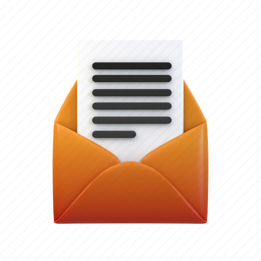 Seo, mail, web, marketing, email, letter, finance 3D illustration - Download on Iconfinder