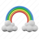rainbow, rain, nature, cloud 
