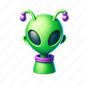 alien, avatar, user, profile, account, face 