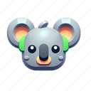 koala, animal, cute, avatar, profile, user 