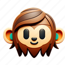 monkey, avatar, user, people, profile, animal 