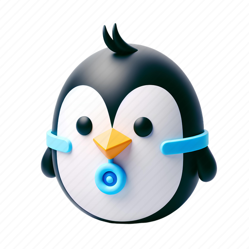 Penguin, avatar, person, profile, user, animal 3D illustration - Download on Iconfinder