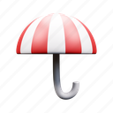 3d umbrella, summer umbrella, 3d-element