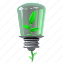 green, light, bulb, energy, eco 