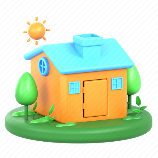 Sustainable, farming, farm 3D illustration - Download on Iconfinder