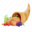 cornucopia, harvest, feast, vegetable, fruits, pumkin, grape 